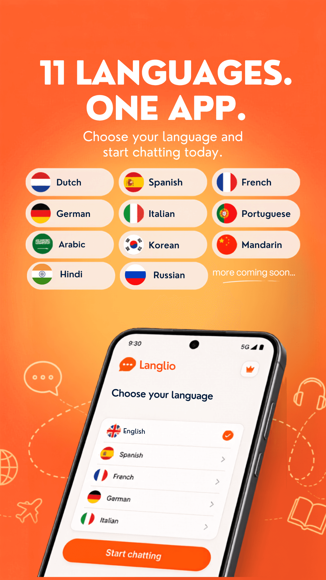 Langlio screenshot 8: 11 languages, one app